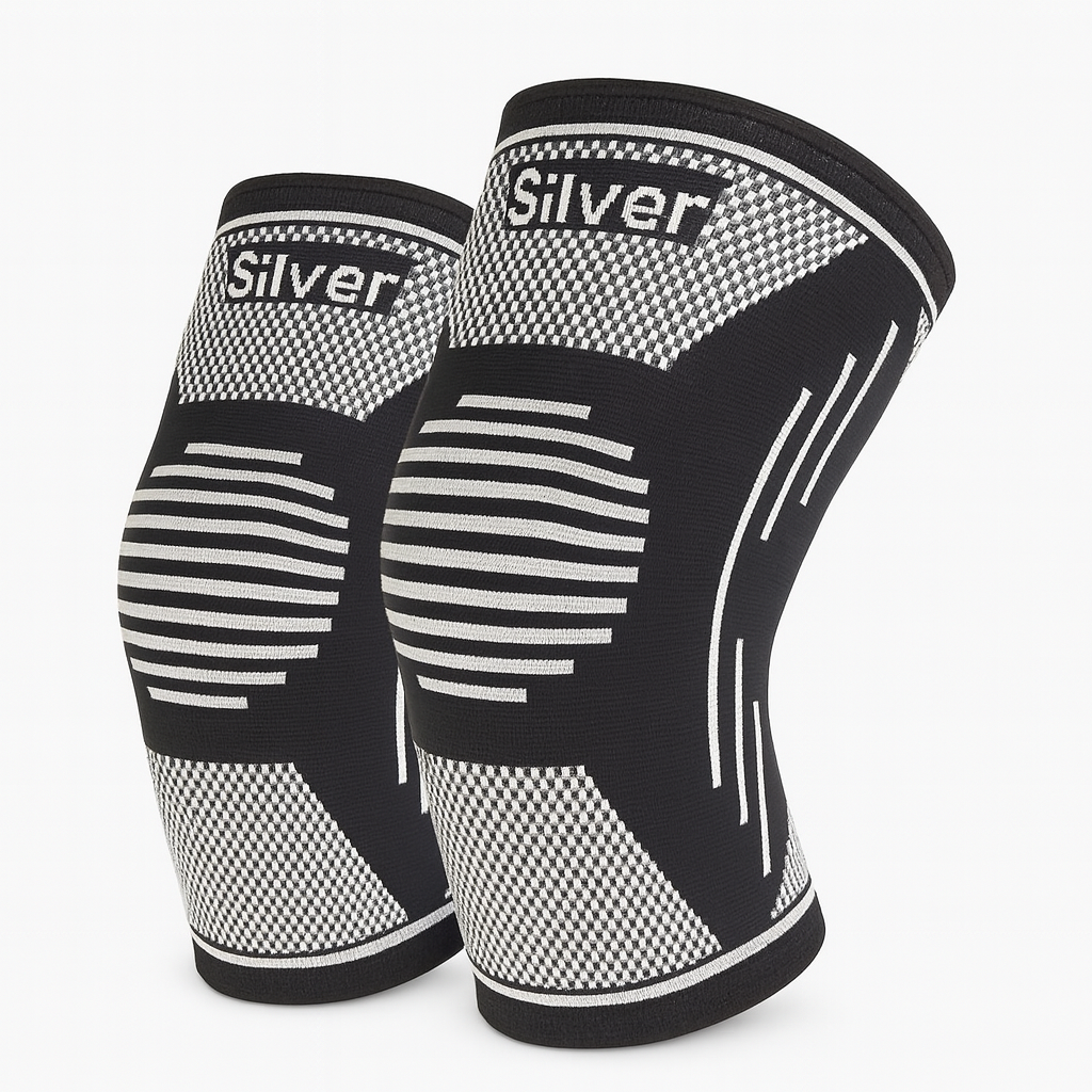 Silver-Copper Knee Sleeves