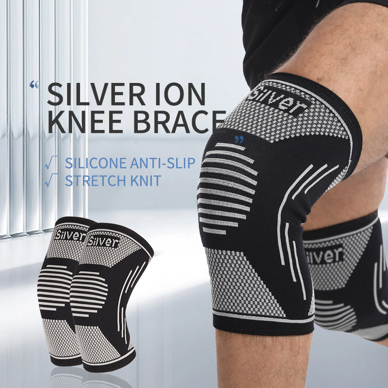 Silver-Copper Knee Sleeves