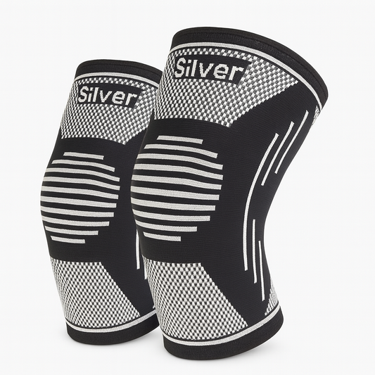 Silver-Copper Knee Sleeves