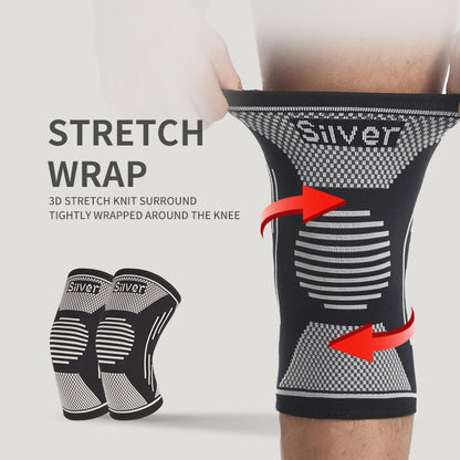 Silver-Copper Knee Sleeves